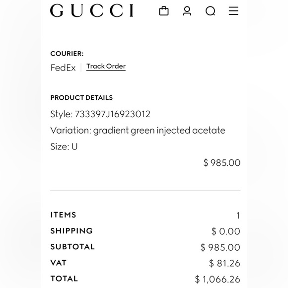 Men’s Gucci round sunglasses - Picture 12 of 12